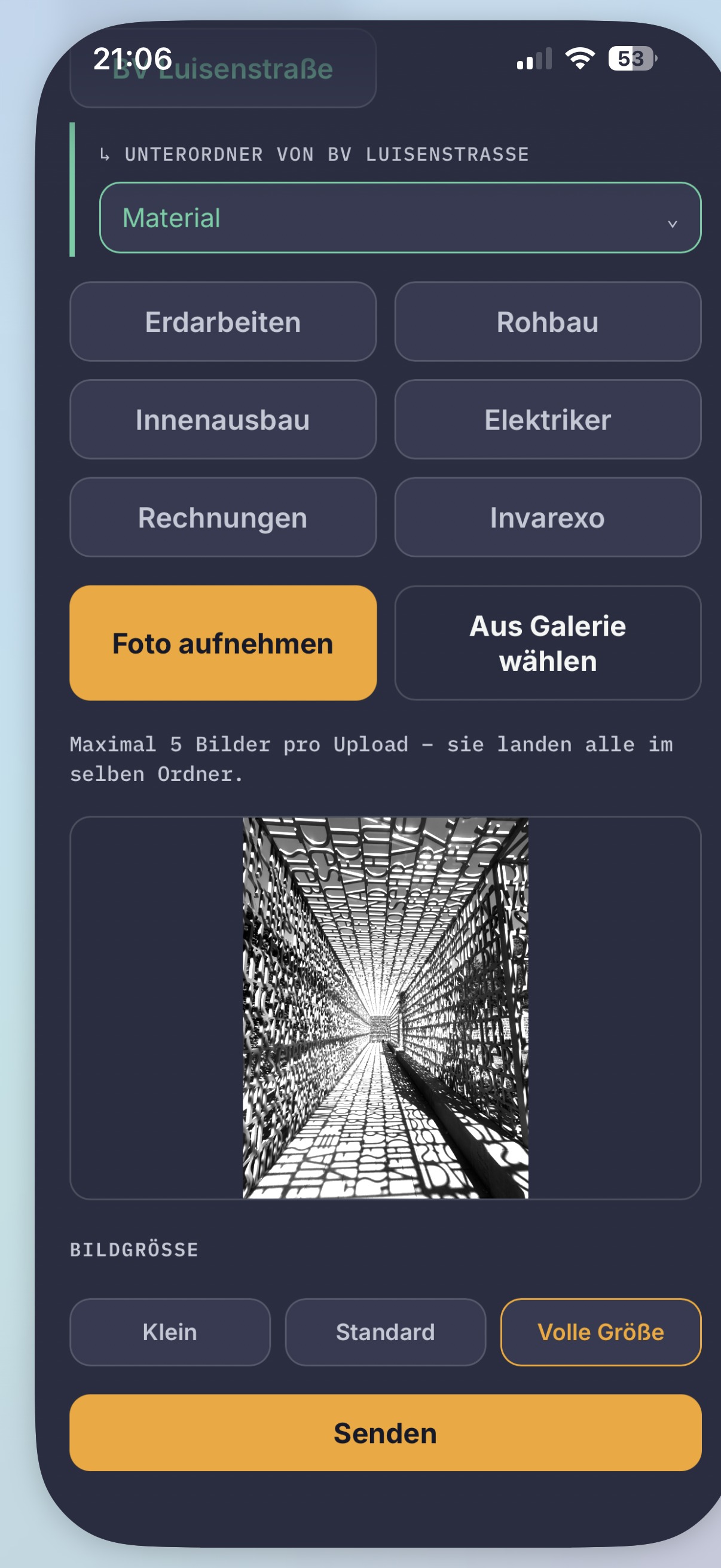 Baufortschritt